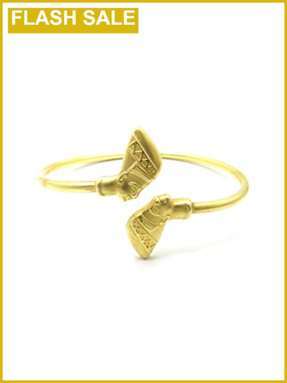 Brass Thin Adjustable Cuff Bangle Egyptian Ankh Nefertiti Anubis Pyramid Eye of